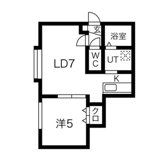 イーストスター東札幌【103号室】の間取り