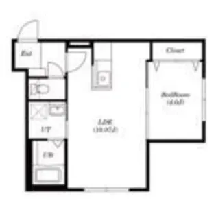 CRETE白石【401号室】の間取り