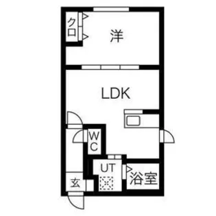 ノースタウン月寒【4階】の間取り