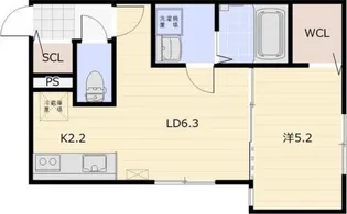 C'Kron Kreis(クロノ クライス)【3階】の間取り