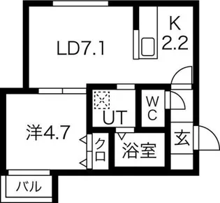 Purosangue(プロサングエ)【3階】の間取り