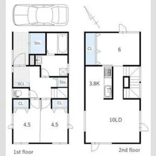 北海道札幌市白石区中央二条6丁目【一戸建】の間取り