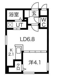 Relate菊水【3階】の間取り