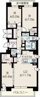 ル・コルヌイエ山鼻(Le Cornouiller Yamahana)【2階】の間取り