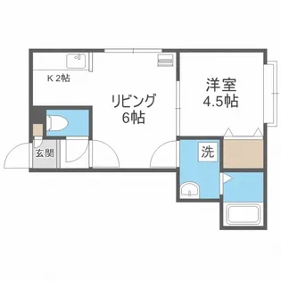 メリードーム月寒【2階】の間取り