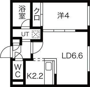 Activat南郷13丁目スクエア(アクティベイト)【4階】の間取り