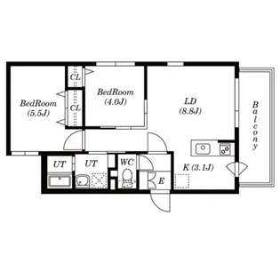 ステラトレス【1階】の間取り