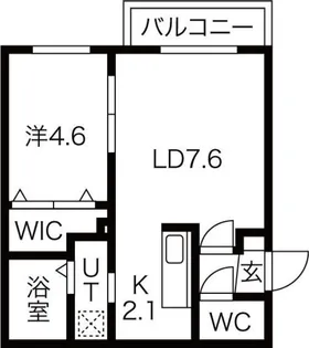 BELL・WALK (ベル・ウォーク)【4階】の間取り