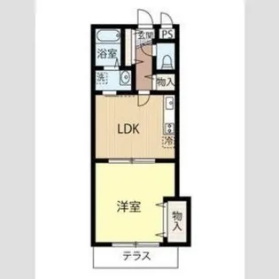 アクティブプラザ南郷【103号室】の間取り