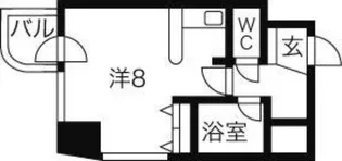 レクセル札幌平岸【4階】の間取り
