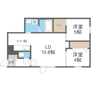 Arrows VII(アローズセブン)【405号室】の間取り