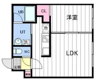 Aster月寒西Ⅱ【3階】の間取り