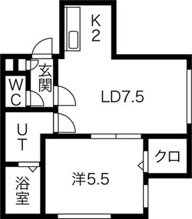 エスポワール貴【201号室】の間取り