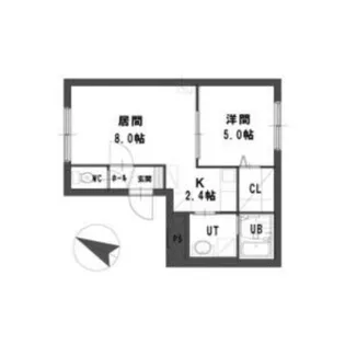 グランメール月寒中央公園【2階】の間取り