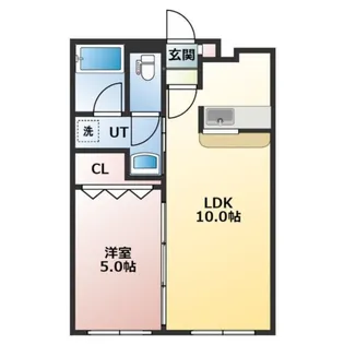 メゾン・ド・ソレイユ【201号室】の間取り