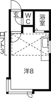 エクセレント澄川【203号室】の間取り