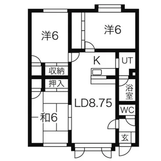 エトワール令和【201号室】の間取り