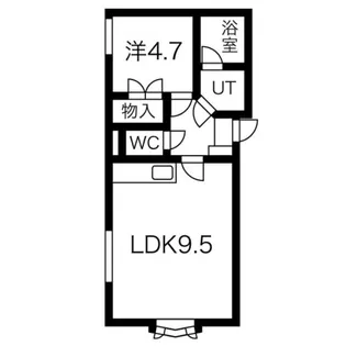 ファーストレジデンス藤【303号室】の間取り