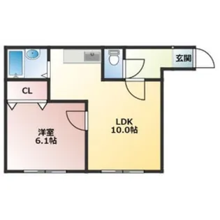 フォーマルハウト【204号室】の間取り