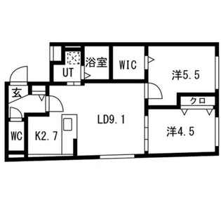 Lien S10【1階】の間取り