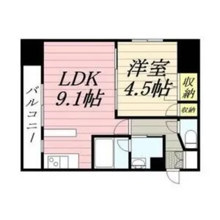 プレジデント豊平【6階】の間取り