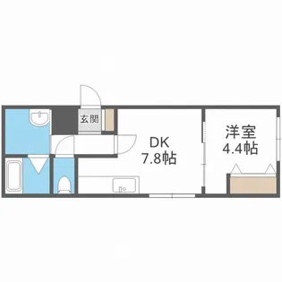 M・force月寒東【1階】の間取り