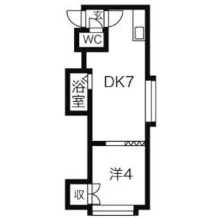 クルーズハウス南郷A棟【3階】の間取り
