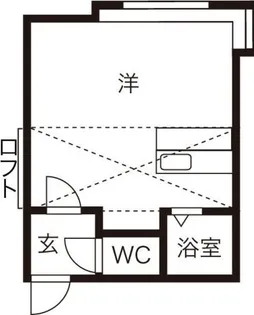エスポアール清田【106号室】の間取り