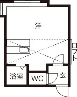 エスポアール清田【105号室】の間取り