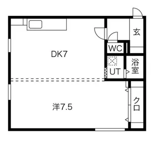 コーポりさ【1階】の間取り