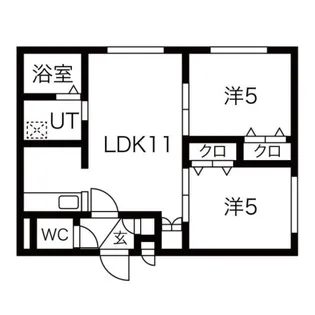 モントレゾール豊平公園【4階】の間取り