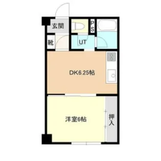 ベルヴィコート白石【203号室】の間取り