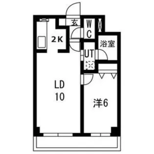 ラ・コンテ栄通【205号室】の間取り