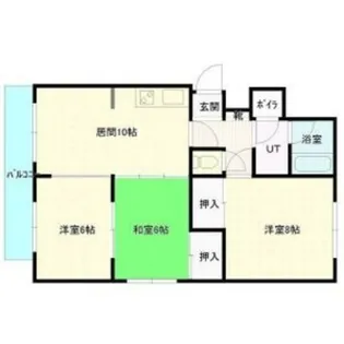カルチャ南郷【3階】の間取り