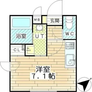 TRIPLE M【3階】の間取り