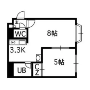 アクアボーン8・8【4階】の間取り