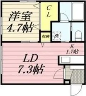 SENSAI-TSUKISAMU【4階】の間取り