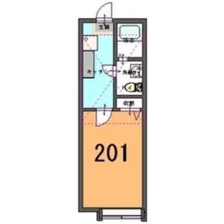 メゾン・ド・パラディソ【2階】の間取り