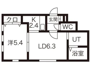 ブリリアントR【3階】の間取り