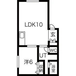 メゾン下田【102号室】の間取り