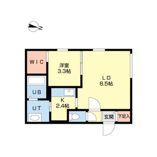 WTB南17【5階】の間取り