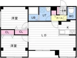 アルファスクエア南郷9・壱番館【2階】の間取り