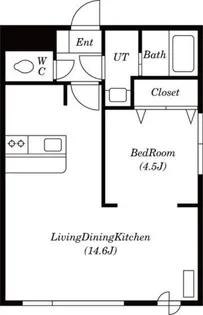 AMS平岸416【207号室】の間取り