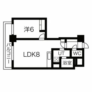 マリンヒルズ月寒【4階】の間取り