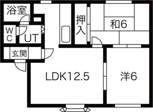 クレール715【102号室】の間取り