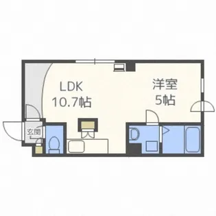 ノルド・フューメ【4階】の間取り