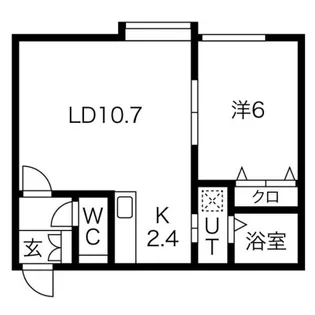 フィーノ美園 【2階】の間取り