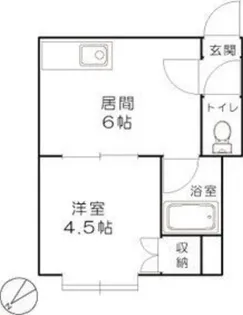 MAPLEHILLS南郷【205号室】の間取り