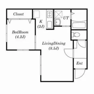 RIRUJYU HIRAGISHI(リルジュヒラギシ)【2階】の間取り