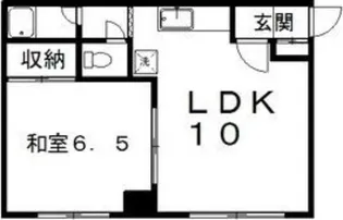 コーポ伯田【1階】の間取り
